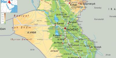 Карта на Ирак география