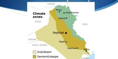 Карта на Ирак на климата